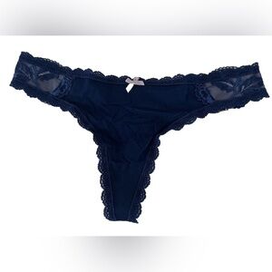 2013 Victoria's Secret Navy blue thong Panty